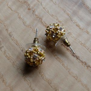 Anthropologie Floral Post Earrings